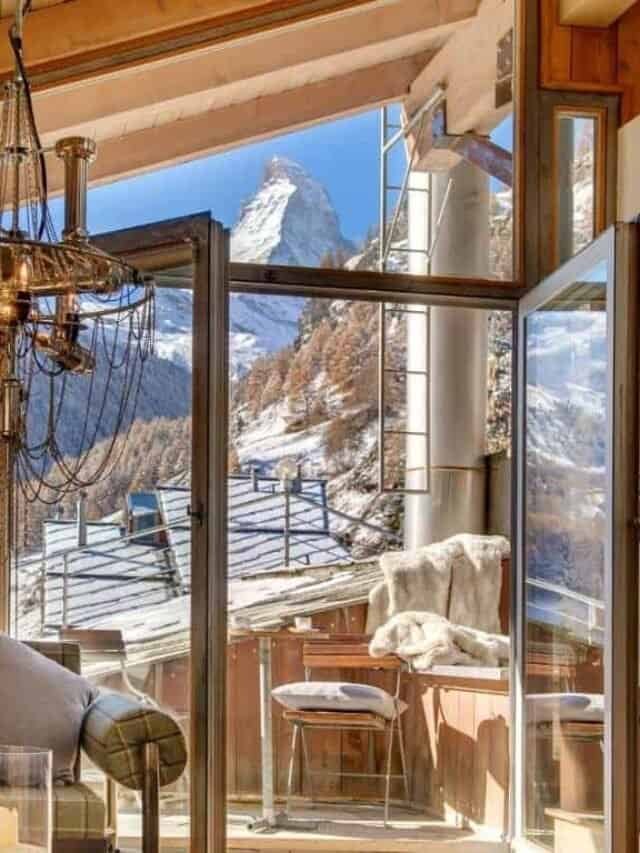 A view of the Matterhorn from the Luxury Backstage Loft